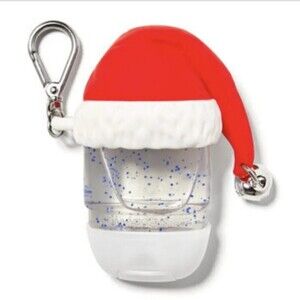 Bath & Body Works Santa Clause Hat with Bell Pocket *Bac Holder New with Tags